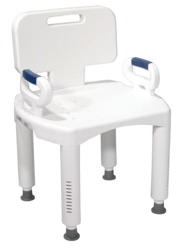 Bath Bench Premium Series with Back and Arms