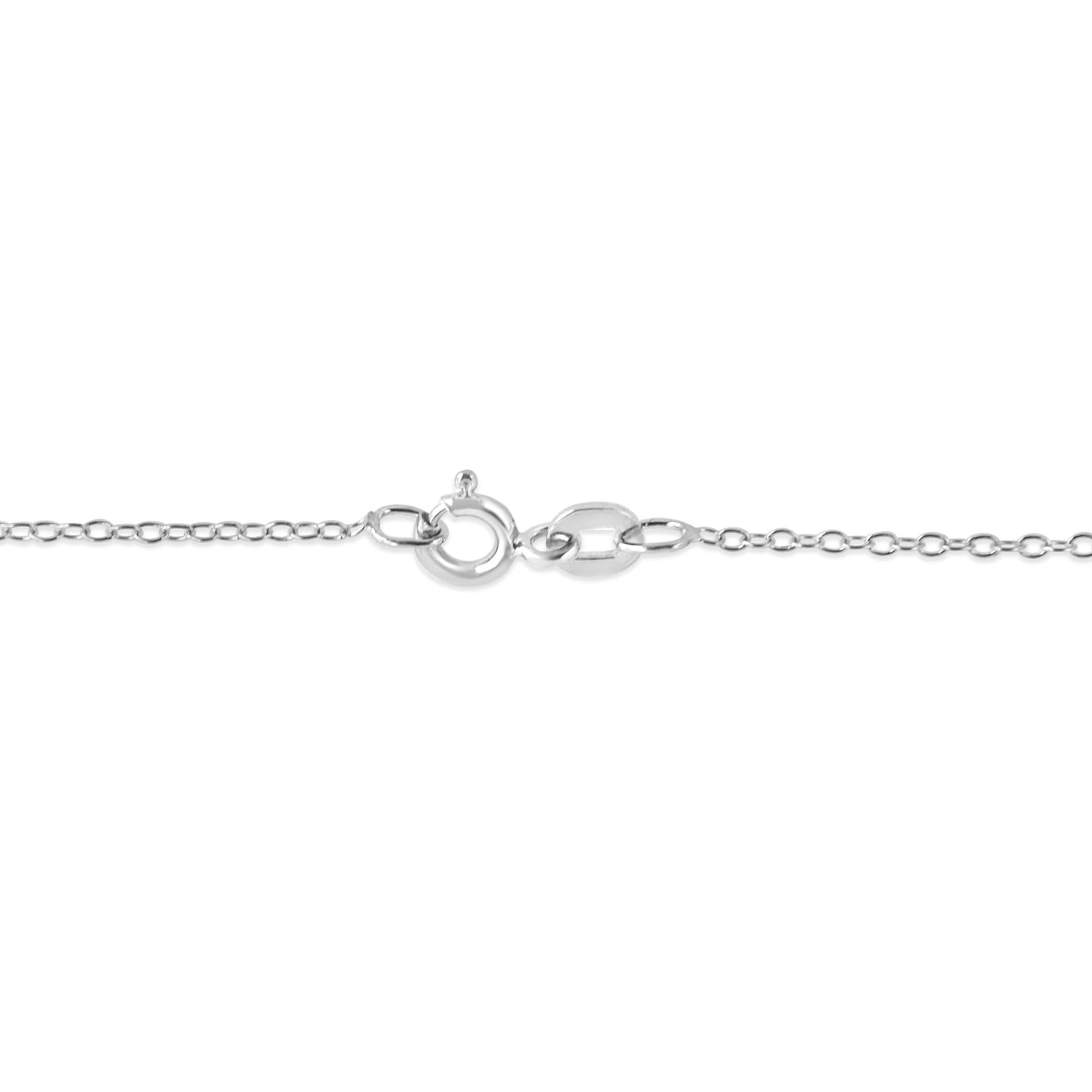 .925 Sterling Silver 1/4 Cttw Channel Set Diamond Heart 18" Pendant Necklace (I-J Color, I3 Clarity)