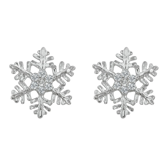 Snowflake Stud Earrings