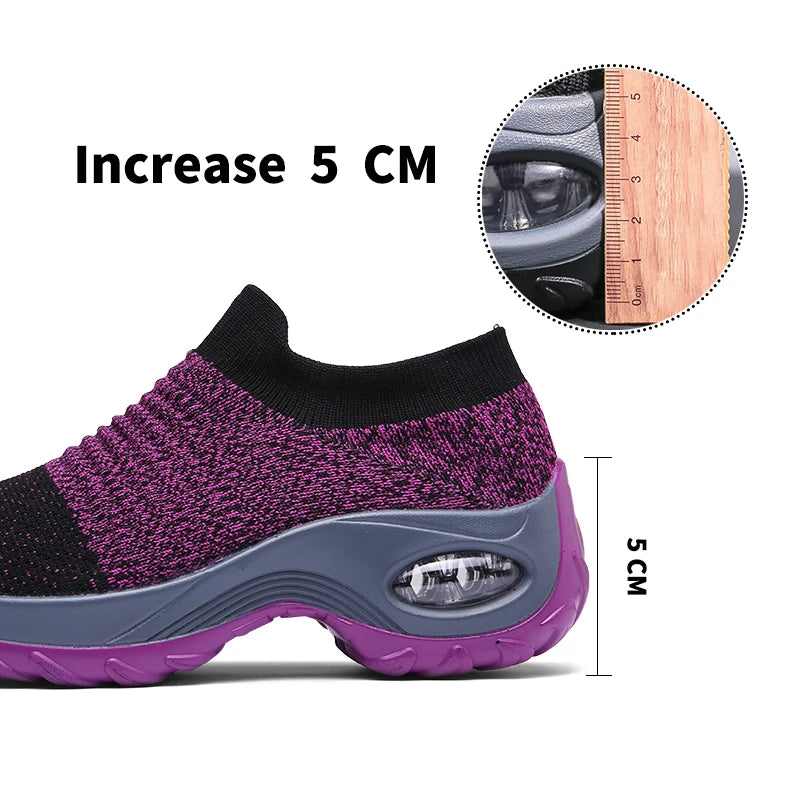 Women’s Slip-On Platform Sock Sneakers
