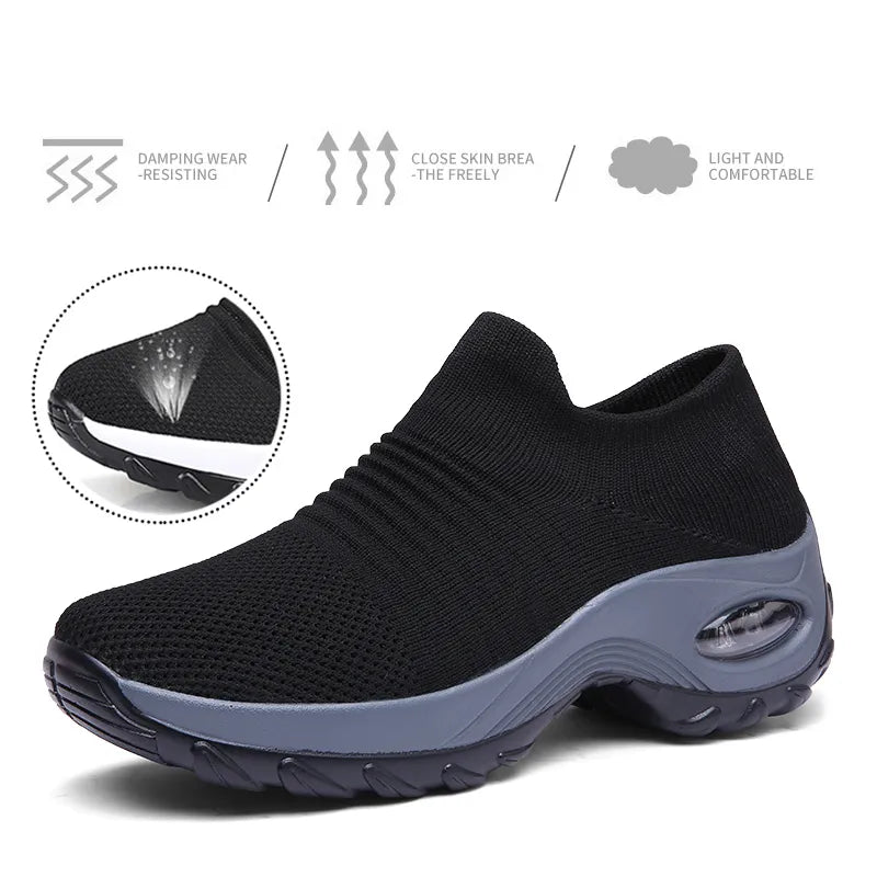 Women’s Slip-On Platform Sock Sneakers