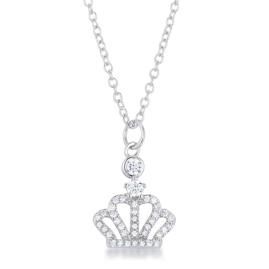 Tabitha 0.5 ct Crown Pendant