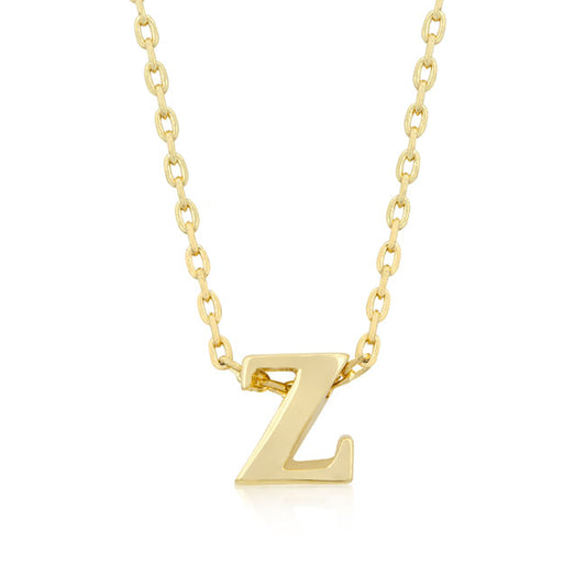 Golden Initial Z Pendant